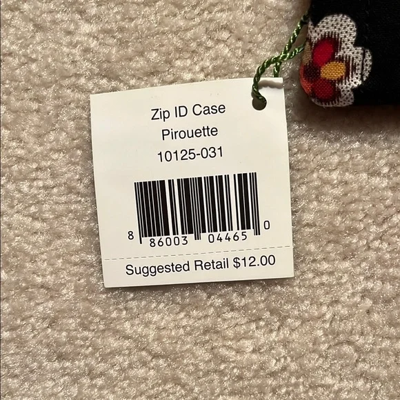 Vera Bradley Black Floral Wallet - Picture 4 of 4